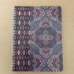Vera Bradley Mini Notebook w Pocket Lilac Tapestry